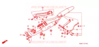 SILENCIEUX D'ECHAPPEMENT pour Honda VT SHADOW 600 Kumamoto factory de 1999
