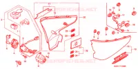 COUVERCLES LATERAUX pour Honda VT SHADOW 600 Kumamoto factory de 1999