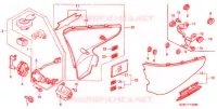 COUVERCLES LATERAUX pour Honda VT SHADOW 600 Kumamoto factory de 1999