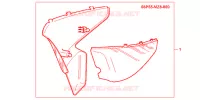 CACHES LATERAUX CHROMES VT600 pour Honda VT SHADOW 600 Kumamoto factory de 1999