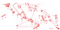 SILENCIEUX D'ECHAPPEMENT pour Honda CRF 250 X de 2007