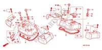 COUVRE CULASSE pour Honda SHADOW VT 750 SPIRIT S de 2010