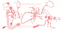 LEVIER DE GUIDON   CABLE   COMMODO pour Honda SHADOW VT 750 SPIRIT S de 2010