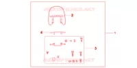 PARE BRISE pour Honda SHADOW VT 750 GRAY de 2010