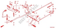PEDALE (EXCEPT KO) pour Honda SHADOW VT 750 de 2012