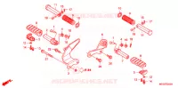 REPOSE PIED (EXCEPT KO) pour Honda SHADOW VT 750 de 2011