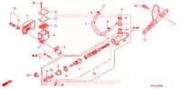 MAITRE CYLINDRE DE FREIN ARRIERE pour Honda SHADOW VT 750 BLACK de 2010