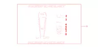 SANGLE CUIR VT125 pour Honda SHADOW VT 750 GRAY de 2010