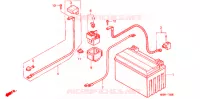 BATTERIE pour Honda CB 500 de 1997