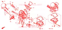 CARBURATEUR (PIECES CONSTITUTIVES) pour Honda CB 500 de 1997
