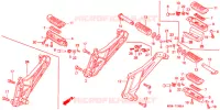 REPOSE PIED pour Honda CB 500 de 1997