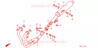 SILENCIEUX D'ECHAPPEMENT pour Honda CB 500 de 1997
