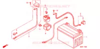 BATTERIE pour Honda CB 500 de 1997