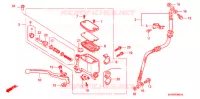 MAITRE CYLINDRE DE FREIN AVANT (2) pour Honda CB 500 de 1997