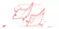 COUVERCLES LATERAUX pour Honda CB 500 de 1997