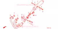 SILENCIEUX D'ECHAPPEMENT pour Honda CB 500 de 1997