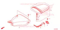 SELLE pour Honda CBR 600 RR ABS de 2016