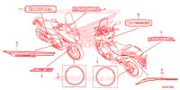 AUTOCOLLANTS pour Honda NC 750 INTEGRA S de 2016