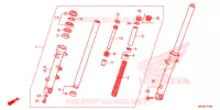 FOURCHE pour Honda NC 750 INTEGRA S de 2016