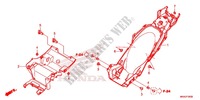 GARDE BOUE ARRIERE pour Honda NC 750 X ABS DCT SPECIAL de 2016