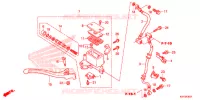 MAITRE CYLINDRE DE FREIN AVANT (ABS) pour Honda SH 125 ABS D SPECIAL 3ED de 2016