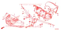 GUIDON   CARENAGE pour Honda SH 125 ABS D STANDARD de 2016