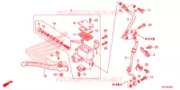 MAITRE CYLINDRE DE FREIN AVANT (ABS) pour Honda SH 125 ABS D STANDARD de 2016
