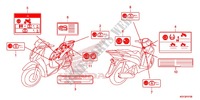 ETIQUETTE DE PRECAUTIONS pour Honda SH 125 ABS de 2020