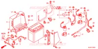 BATTERIE pour Honda GL 1800 GOLD WING ABS ROUGE de 2017