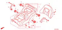 SELLE pour Honda GL 1800 GOLD WING ABS AIRBAG de 2016