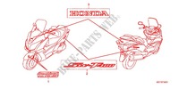 AUTOCOLLANTS (FJS400D9/FJS400A) pour Honda SILVER WING 400 ABS de 2009
