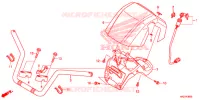 GUIDON pour Honda FOURTRAX 420 RANCHER 4X4 DCT EPS de 2016