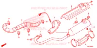 SILENCIEUX D'ECHAPPEMENT pour Honda FOURTRAX 420 RANCHER 4X4 ES RED de 2016