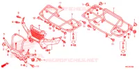 SUPPORT pour Honda FOURTRAX 420 RANCHER 4X4 ES RED de 2016