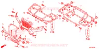 SUPPORT pour Honda FOURTRAX 420 RANCHER 4X4 ES de 2016