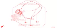 SELLE pour Honda FOURTRAX 420 RANCHER 2X4 Electric Shift de 2016