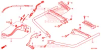 PEDALE   REPOSE PIED pour Honda FOURTRAX 420 RANCHER 2X4 BASE de 2016