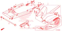 BRAS OSCILLANT pour Honda CBR 125 NOIR de 2015