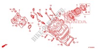 CULASSE pour Honda CBR 125 NOIR de 2016