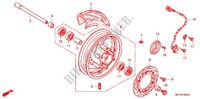 ROUE AVANT pour Honda SILVER WING 400 ABS de 2012