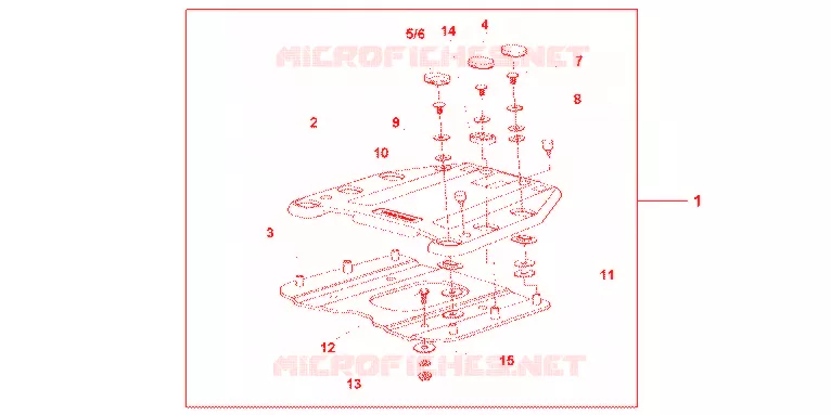 SUPPORT - PLATINE DE TOP CASE Honda SCOOTER 400 SILVERWING 2012  FJS400A9