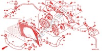 RADIATEUR pour Honda CROSSTOURER 1200 ABS RED de 2016