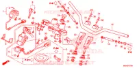 GUIDON   TE DE FOURCHE pour Honda CROSSTOURER 1200 ABS RED de 2016