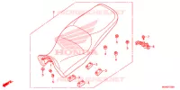 SELLE pour Honda CROSSTOURER 1200 L de 2016