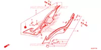 COUVERCLES LATERAUX pour Honda CBR 650 F ABS de 2015