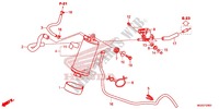 SYSTÈME DE RECYCLAGE DES GAZ pour Honda CB 500F ABS WHITE de 2014