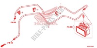DURITE DE FREIN ARRIERE pour Honda CB 500F ABS BLACK, RED de 2014