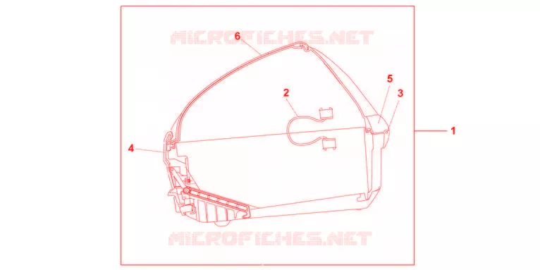 TOP CASE 45L MAT CYNOS GREY Honda MOTO 700 TRANSALP 2011  XL700VAB