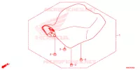SELLE pour Honda FOURTRAX 500 FOREMAN RUBICON DCT de 2016