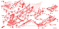 CADRE pour Honda FOURTRAX 500 FOREMAN RUBICON DCT EPS de 2016